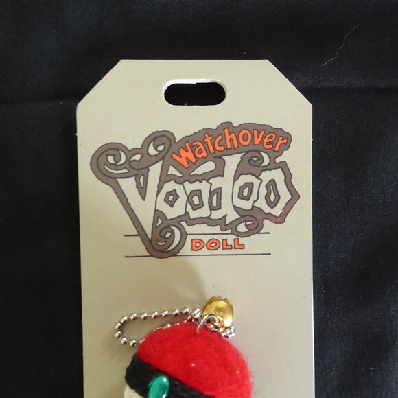 NWT 2009 JOHN HINDE WATCHOVER VOODOO DOLL LUCKY KEYCHAIN - Picture 4 of 14